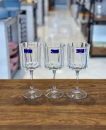 گیلاس 6 تایی پایه بلند DELI GLASS کد 1158 - تصویر 2