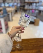 گیلاس 6 تایی پایه بلند DELI GLASS کد 1158 - تصویر 3