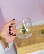ماگ شیشه ای طرح کاج کریسمس وارداتی کد5700