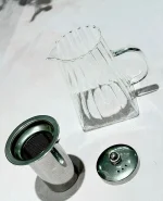قوری پیرکس 4 ضلعی وارداتی کد KIT-2069