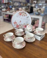 ست فنجان چایخوری 12 پارچه وارداتی کد kit-1286