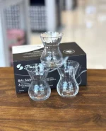 استکان کمرباریک کریستال تراشدار پاشاباغچه کد BALSAM-12552