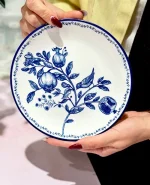 سرویس غذاخوری قلم آبی طرح انار کد KIT-1280