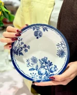سرویس غذاخوری قلم آبی طرح انار کد KIT-1280