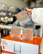 فنجان 6 تایی Deli Glass وارداتی کد KIT-1359