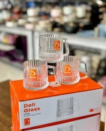 فنجان 6 تایی Deli Glass وارداتی کد KIT-1359