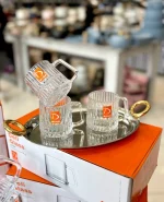 فنجان 6 تایی Deli Glass وارداتی کد KIT-1359