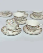 ست فنجان چایخوری 12 پارچه وارداتی کد vt 3846