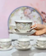 ست فنجان چایخوری 12 پارچه وارداتی کد vt 3846