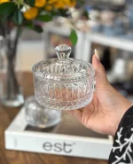 قندان بلور طرح الیسا وارداتی کد KIT-1517