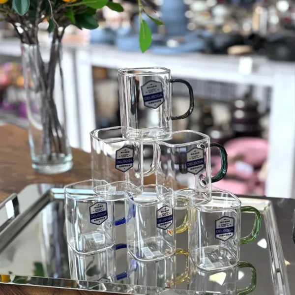 چایخوری پیرکس 6 تایی DELISOGA کد KIT-1573