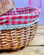 سبد حصیری بیضی وارداتی کد vt 4822
