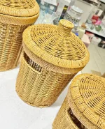 سبد۳ تایی حصیری وارداتی vt 4809