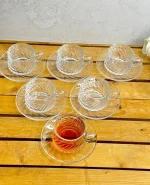 فنجان نعلبکی 12 پارچه وارداتی کد 4402