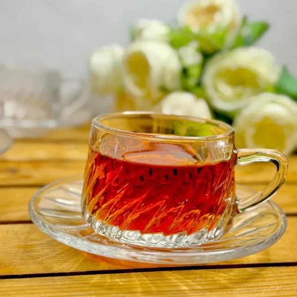 فنجان نعلبکی 12 پارچه وارداتی کد 4402