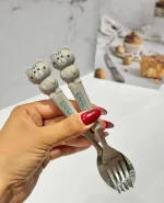 قاشق و چنگال کودک وارداتی کد 5-2230