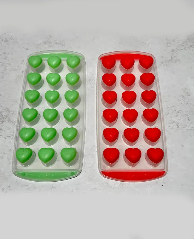 قالب یخ سیلیکونی طرح قلب وارداتی کد kit-1631