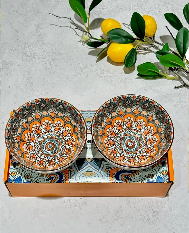پیاله چینی دوتایی وارداتی کد kit-1591