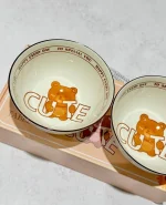 پیاله چینی دوتایی وارداتی کد kit-1594