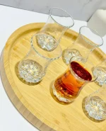 استکان کمرباریک پافیلی پاشاباغچه کد42411
