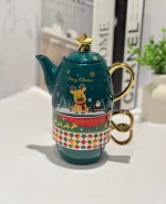 ست چایخوری 4 پارچه کریسمسی کد KIT-1229