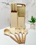 سرویس چاقو و کفگیر ملاقه پروتی 12 پارچه کد 19100