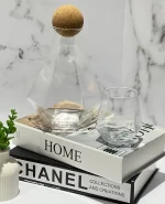 پارچ و لیوان وارداتی هفت پارچه شش ضلعی دلی گلس کد502