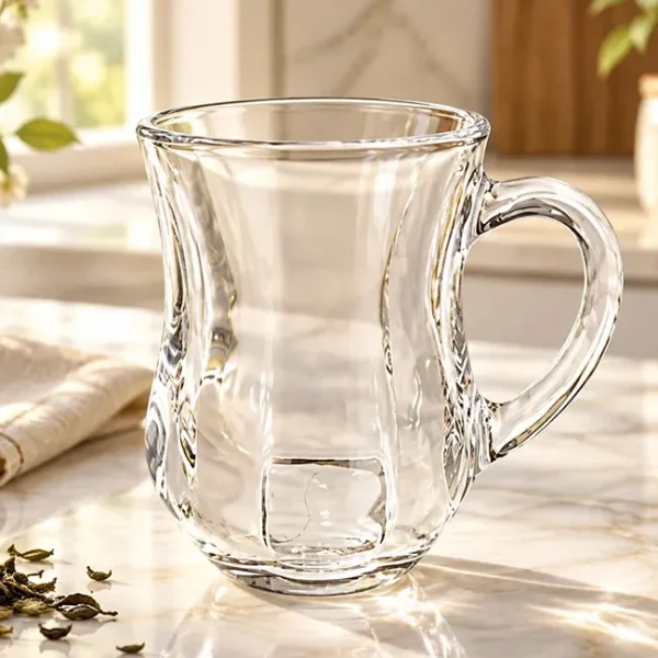 استکان پاشا باغچه طرح دیم حجم 142 سی سی55373(6 عدد)
