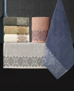 حوله دست و صورت ملا هوم مدل طرح سنتی (Etnik)در ابعاد ۵۰ در ۹۰ سانتی‌متر
