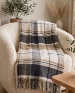 پتوی دونفره بافت وافل Ogi Home (مدل Scotch Battaniye) ابعاد ۱۸۰×۲۲۰ سانتی‌متر